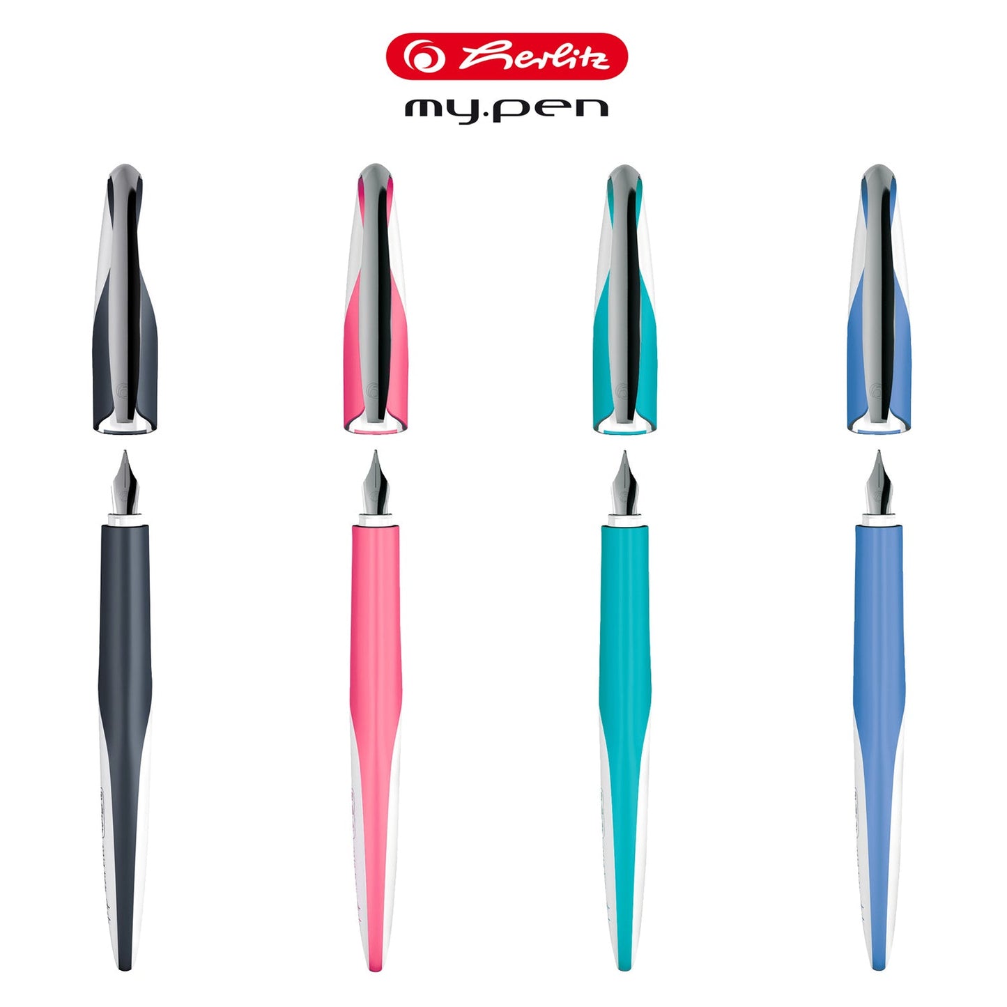 Herlitz my.pen Style Caribbean Turquoise Fountain Pen 11357225