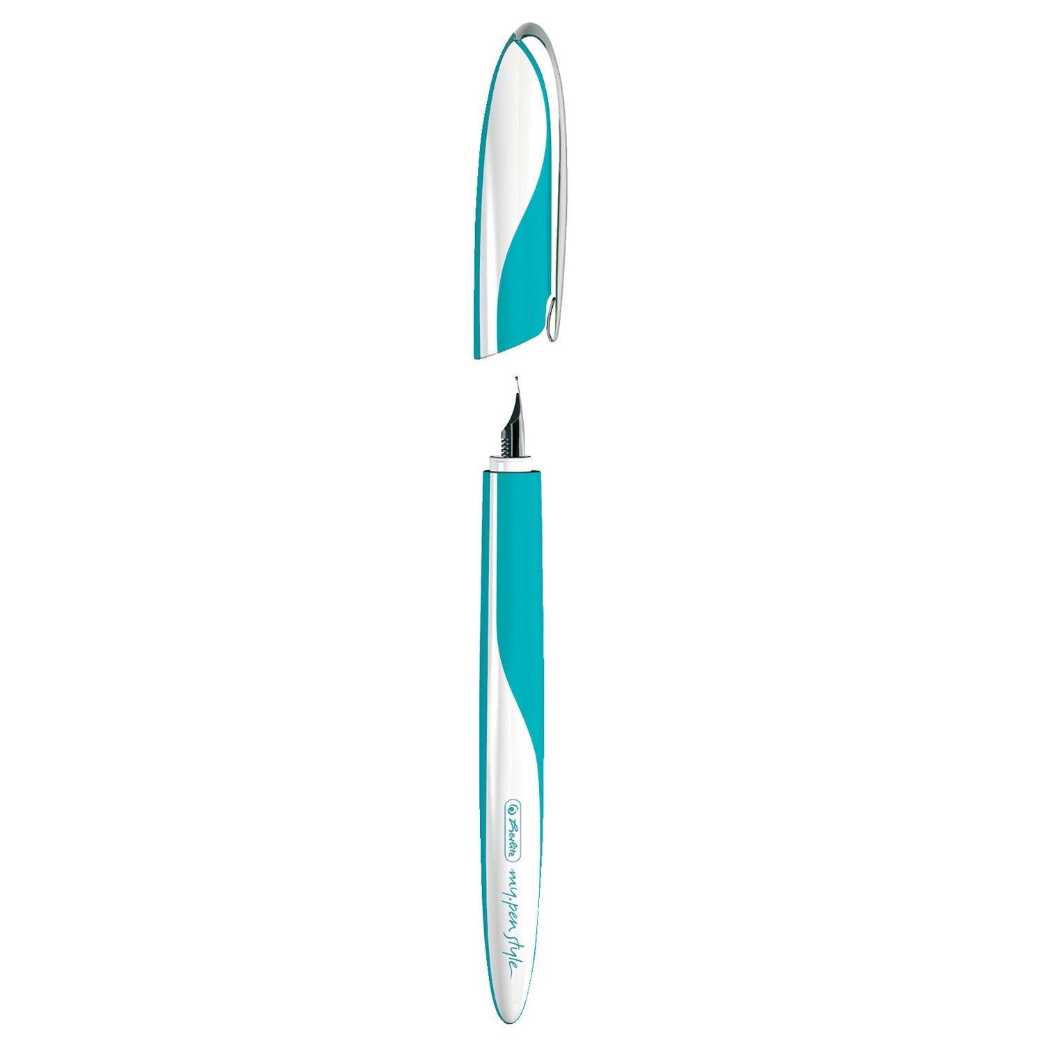 Herlitz my.pen Style Caribbean Turquoise Fountain Pen 11357225