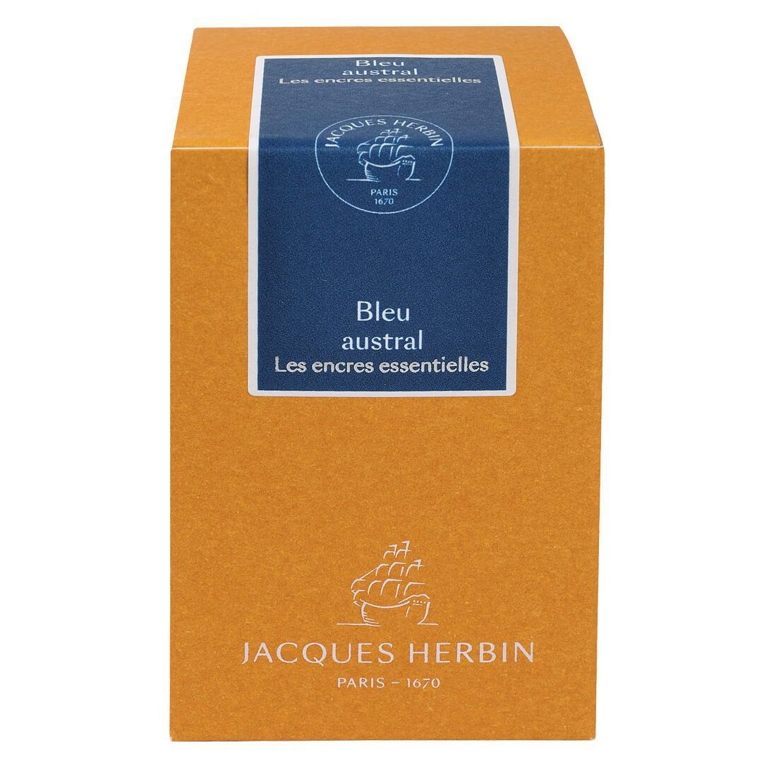 Jacques Herbin Essentielles Ink Bottle (Bleu Austral - 50 ML) 13116JT