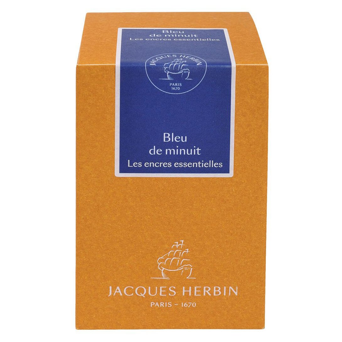 Jacques Herbin Essentielles Ink Bottle (Bleu de Minuit - 50 ML) 13119JT