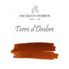 Jacques Herbin Essentielles Ink Bottle (Terre d'Ombre - 100 ML) 17147JT is a non-toxic and pH neutral water based natural dye. The ink is filled in 100 ml bottle from the ink tank bar