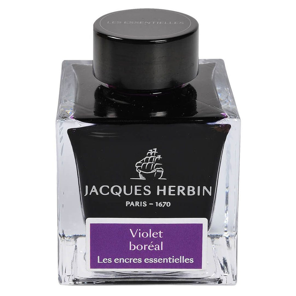 Jacques Herbin Essentielles Ink Bottle (Violet Boréal - 50 ML) 13173JT