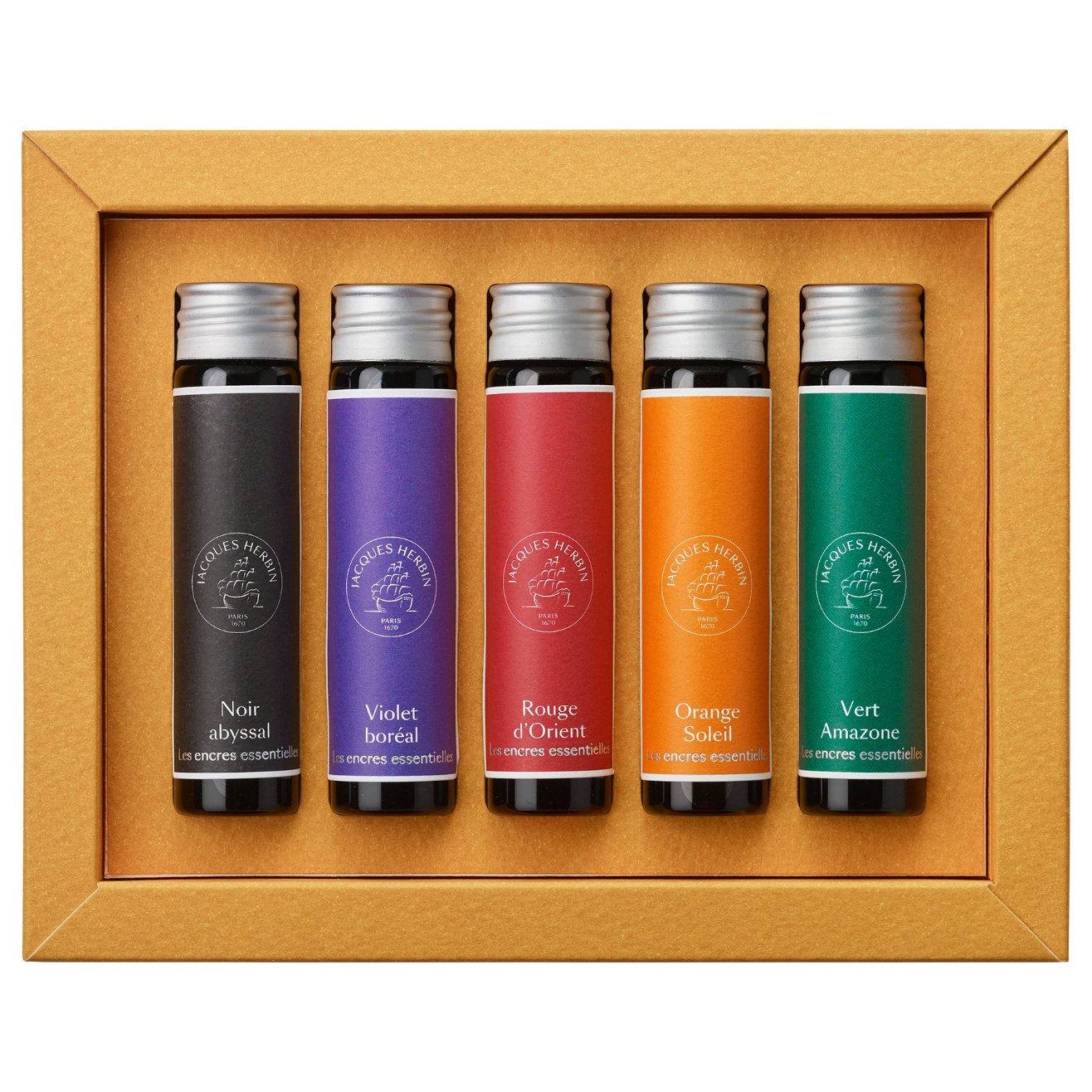 Jacques Herbin Essentielles Ink Set (Solaris - 15 ML - Set of 5) 12199JT