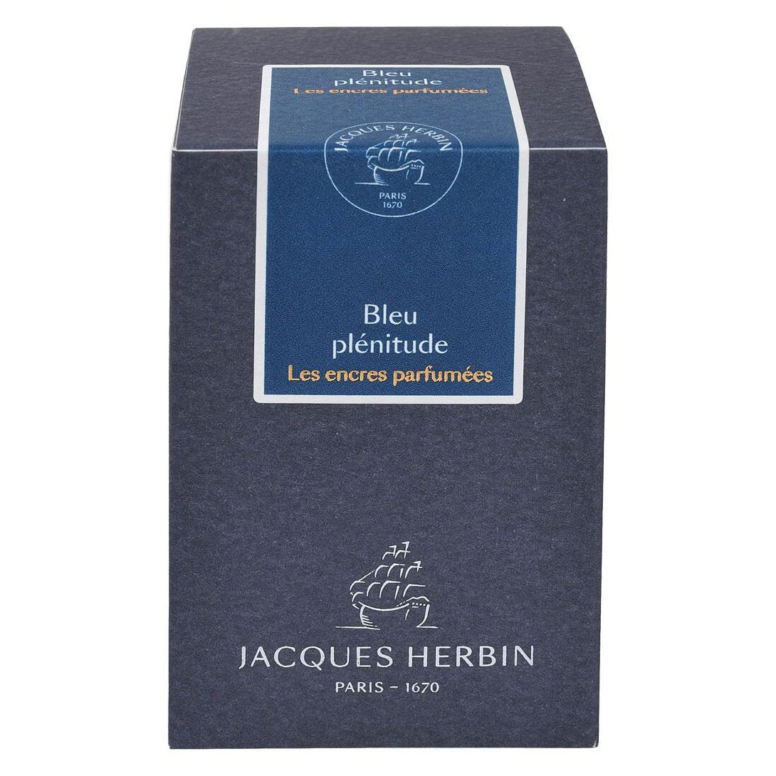 Jacques Herbin Perfumed Ink Bottle (Bleu Plénitude - 50 ML) 14716JT