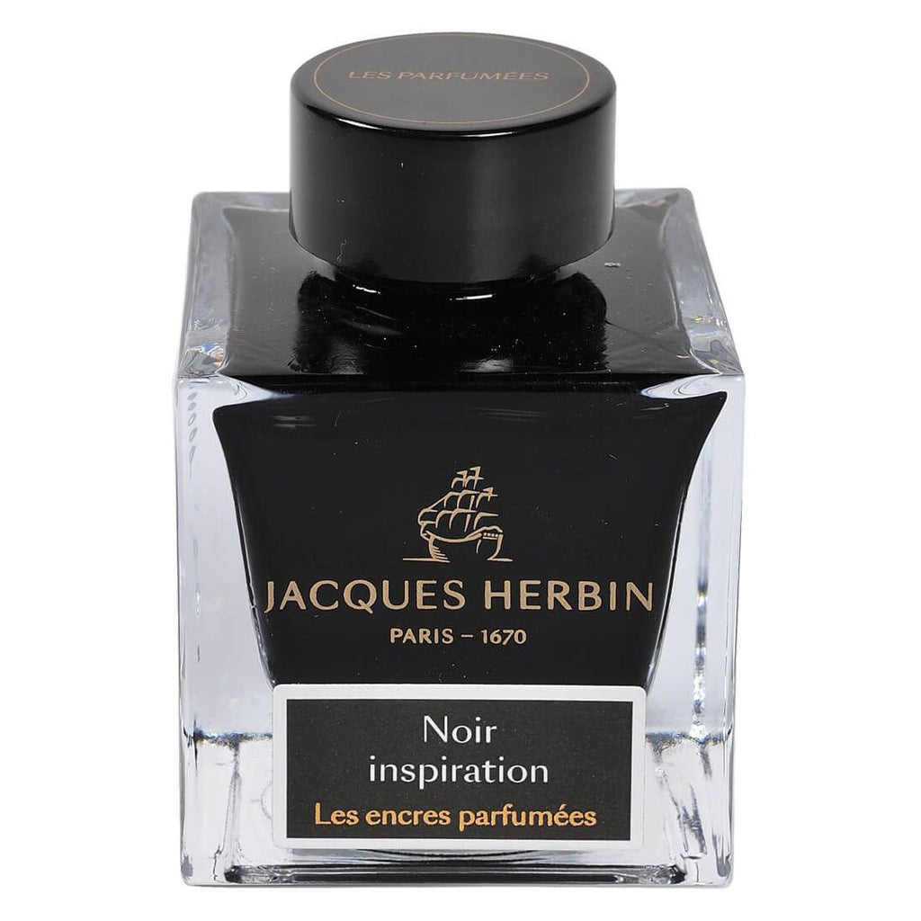 Jacques Herbin Perfumed Ink Bottle (Noir Inspiration - 50 ML) 14709JT