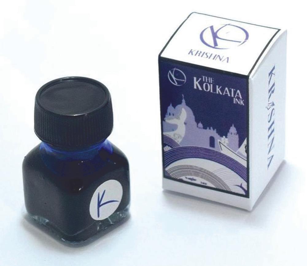 Krishna Inks India Series Ink Bottle (Kolkata - 20 ML) KIINKO20