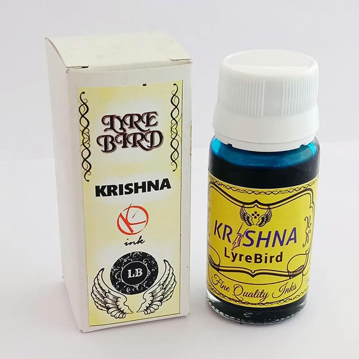Krishna Inks Lyrebird Everyday Ink Bottle (Turquoise Blue - 30 ML) LIKITUR30