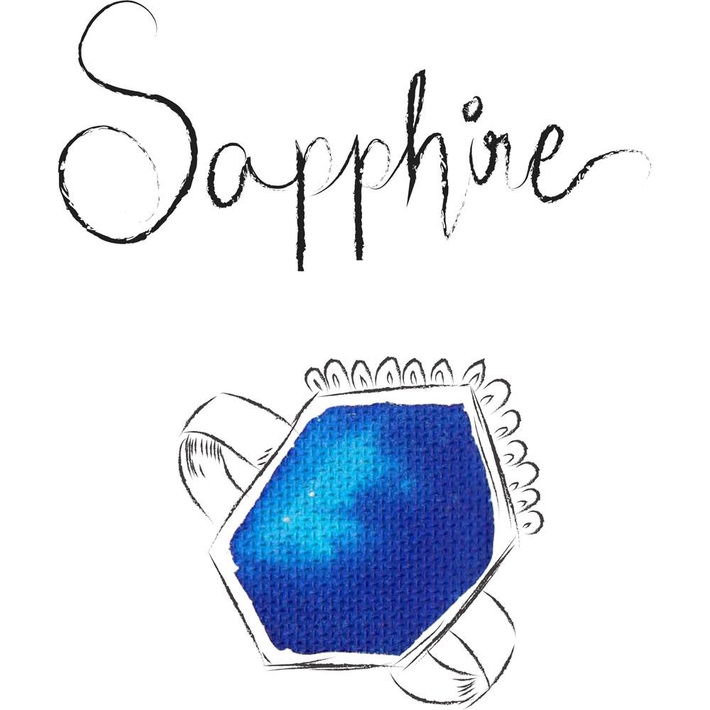 Krishna Lyrebird Series Ink Bottle (Water Sapphire - 30ML) KILIWSAP30
