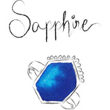 Krishna Lyrebird Series Ink Bottle (Water Sapphire - 30ML) KILIWSAP30