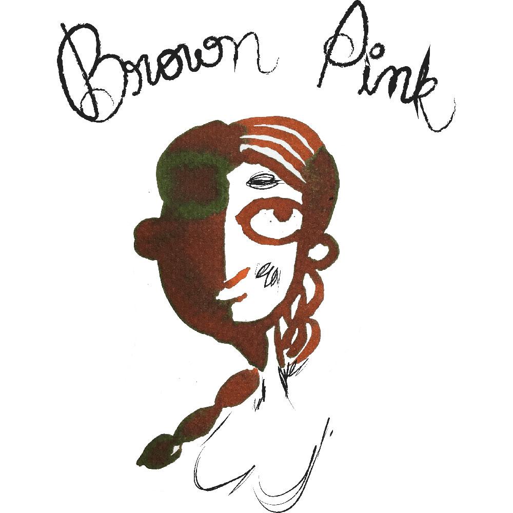 Krishna Super Rich Series Ink Bottle (Brown Pink - 20ML) KISRBRP20