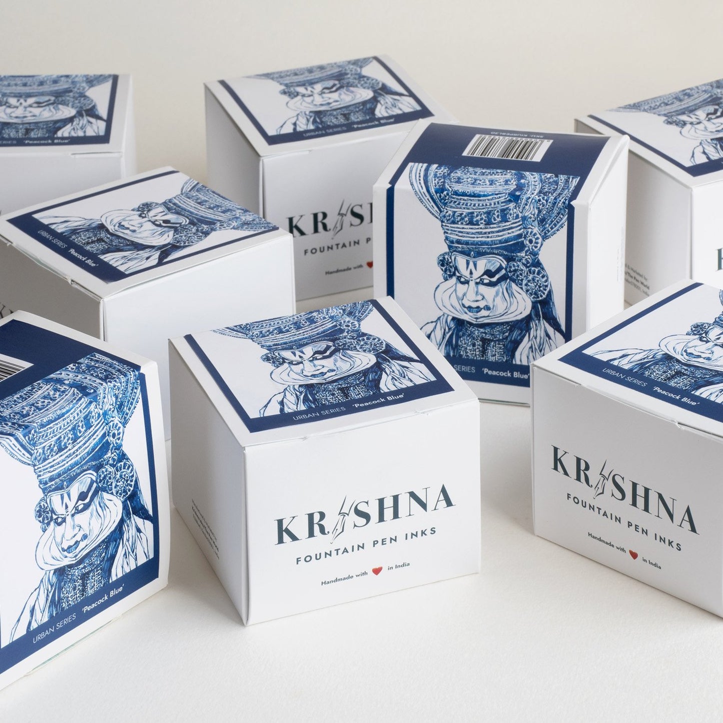 Krishna Inks Urban Series Ink Bottle (Peacock Blue - 30 ML) KIURPEBL30