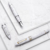 Leonardo Furore White Salt GT Fountain Pen