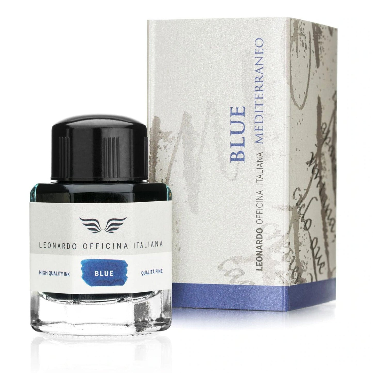 Leonardo Ink Bottle (Blue Mediterraneo - 40 ML)