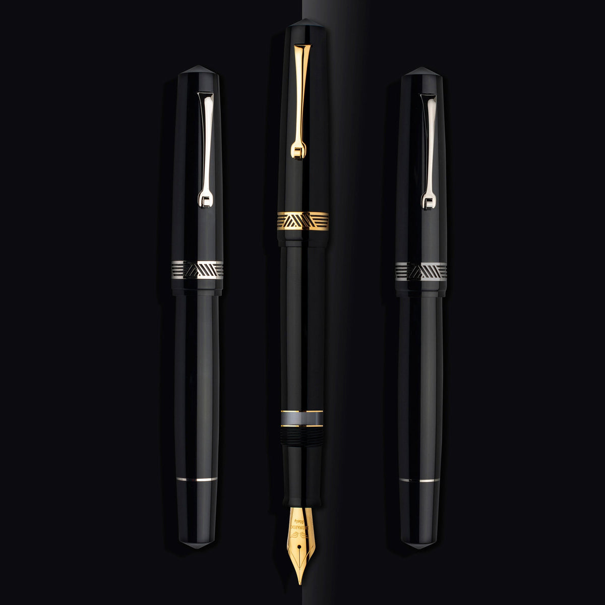 Leonardo Momento Magico Glossy Black RT Fountain Pen
