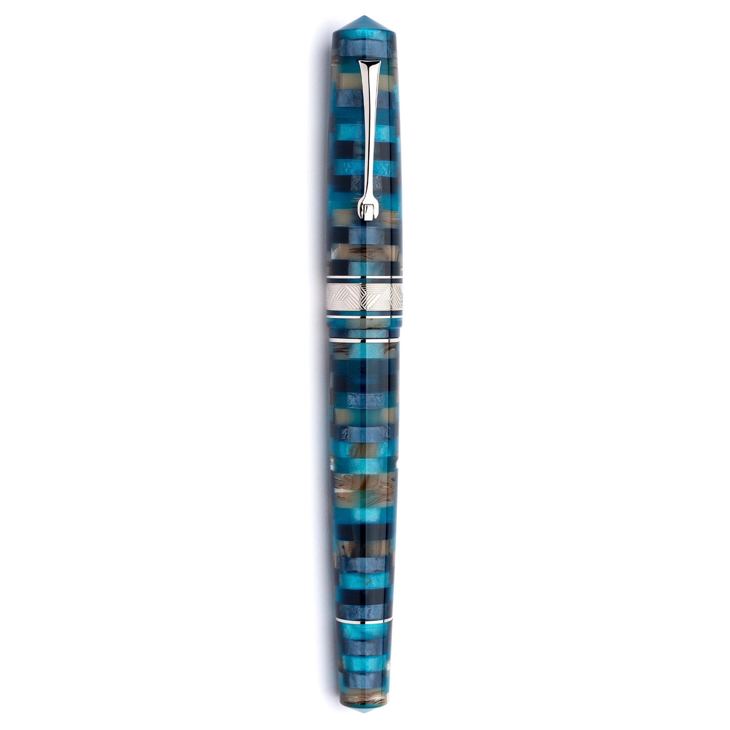 Leonardo Momento Zero Grande Mosaico Hawaii CT Fountain Pen