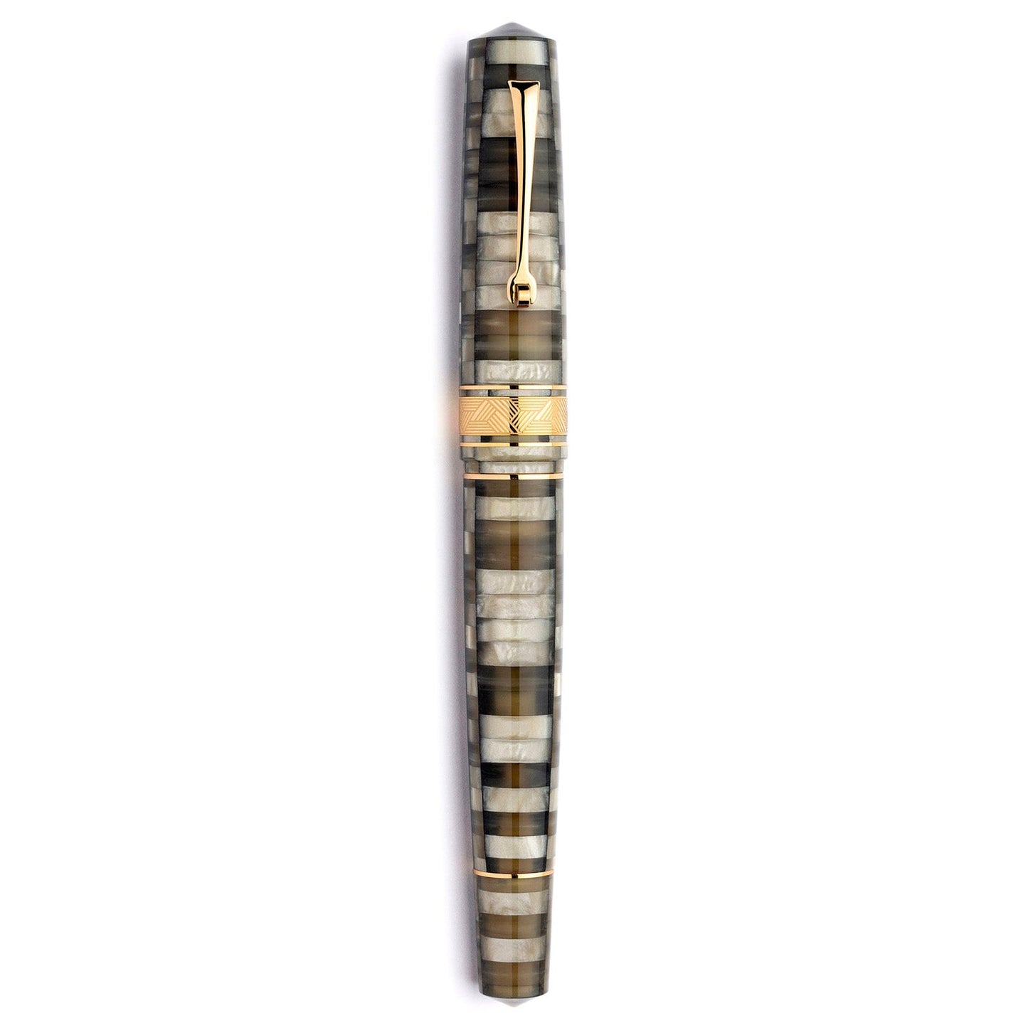 Leonardo Momento Zero Grande Mosaico Sand GT Fountain Pen
