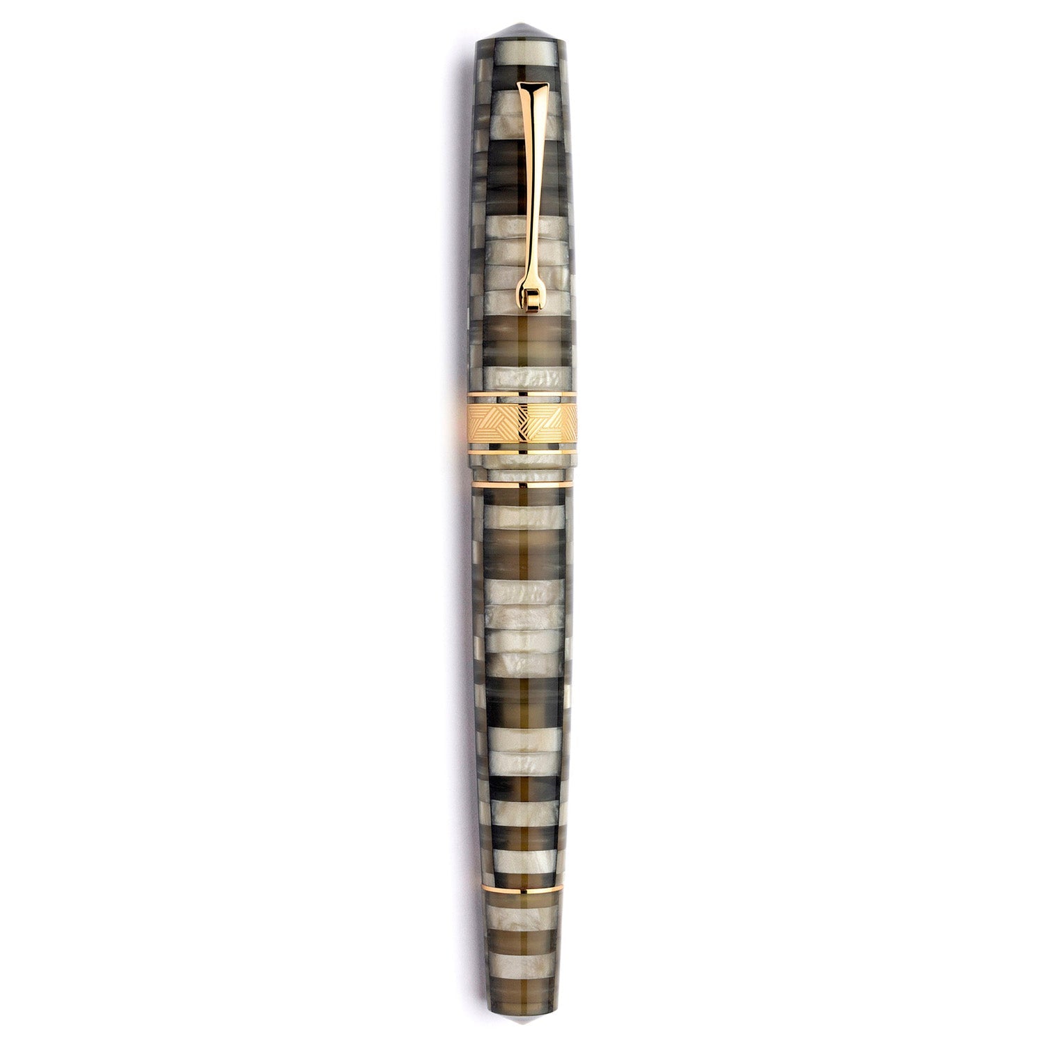 Leonardo Momento Zero Grande Mosaico Sand GT Fountain Pen