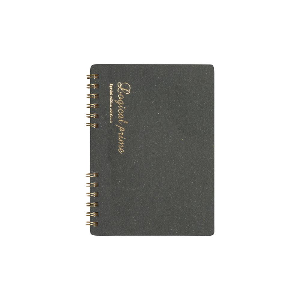 Logical Prime Wire Bound Notebook (Grid Ruled - A6) NW-A610 SB