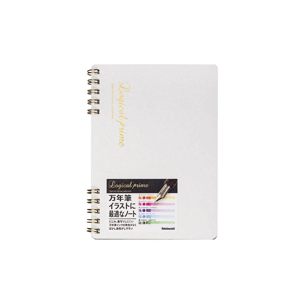 लॉजिकल प्राइम वायर बाउंड नोटबुक (प्लेन - A6) NW-A610W
