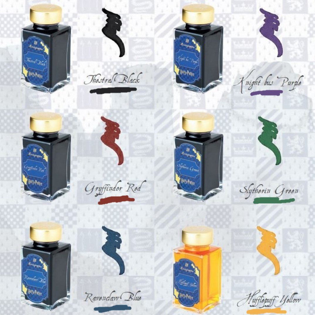 Montegrappa Harry Potter Ink Bottle (Hufflepuff Yellow - 50 ML) IAHPBZIY
