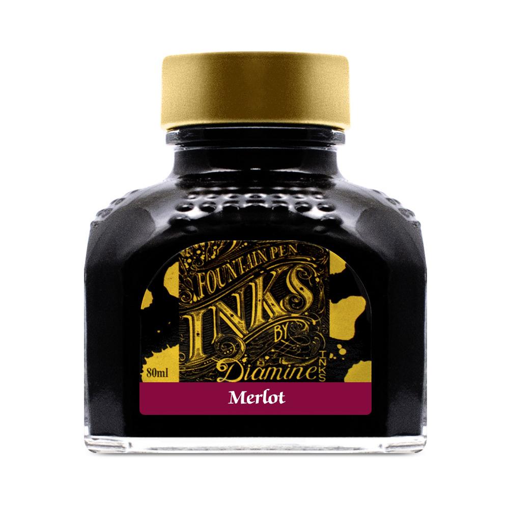 Diamine Ink Bottle (Merlot - 80ML) 828115