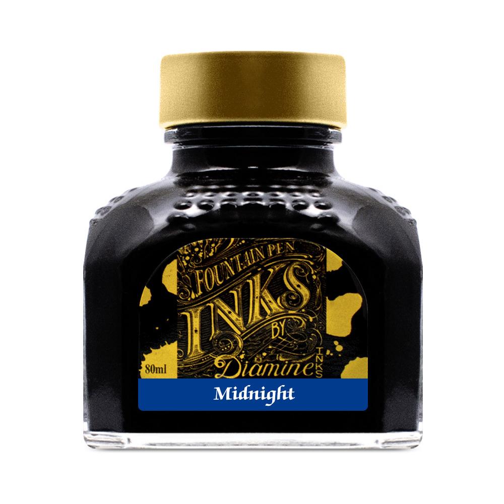 Diamine Ink Bottle (Midnight - 80ML) 827644