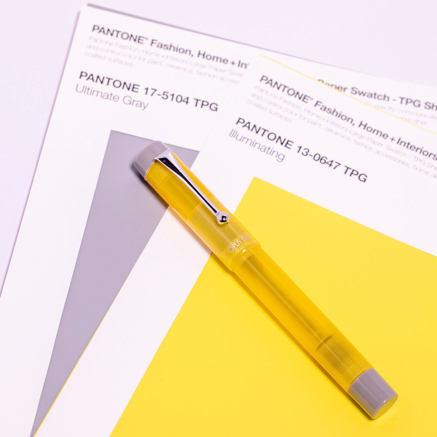 Opus 88 Demo 2021 Yellow Fountain pen