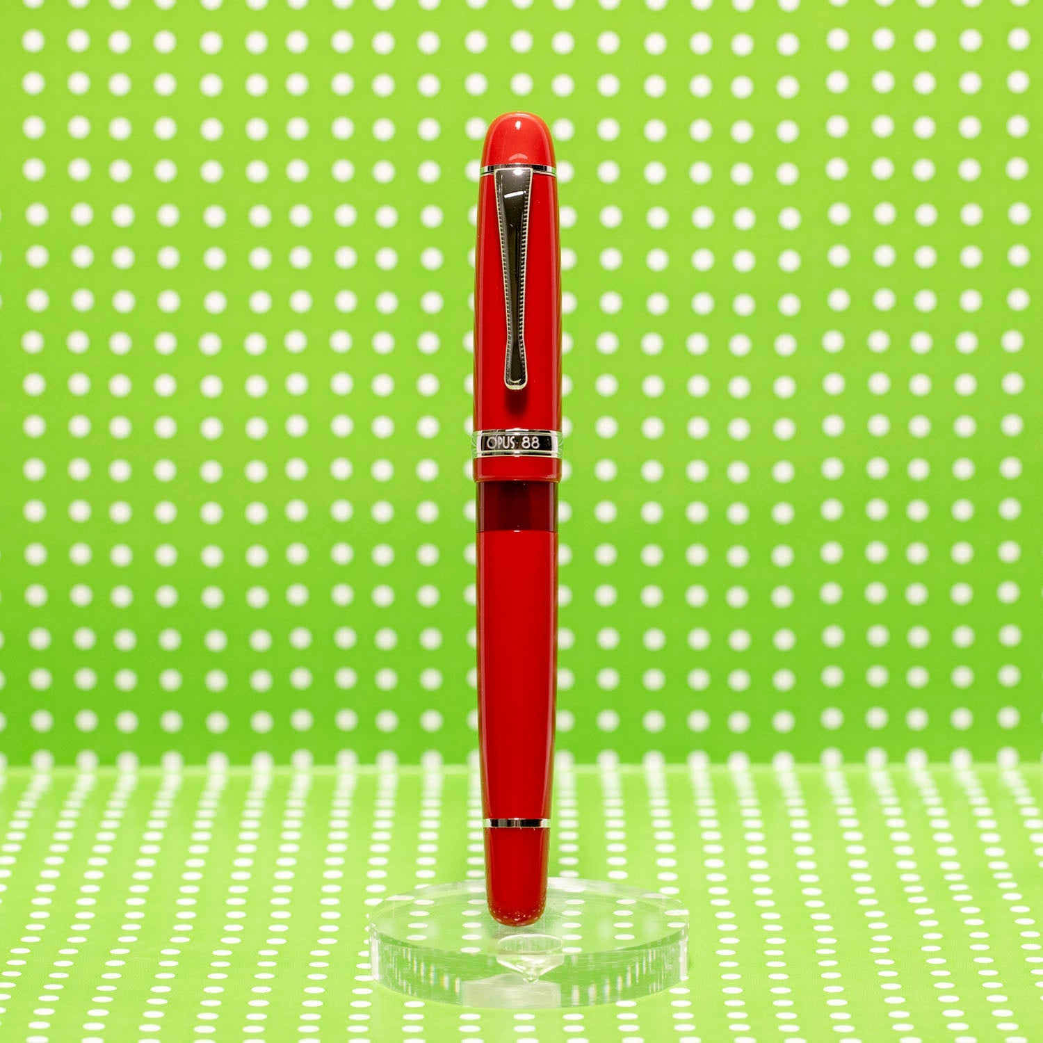 Opus 88 Jazz Solid Red Fountain pen