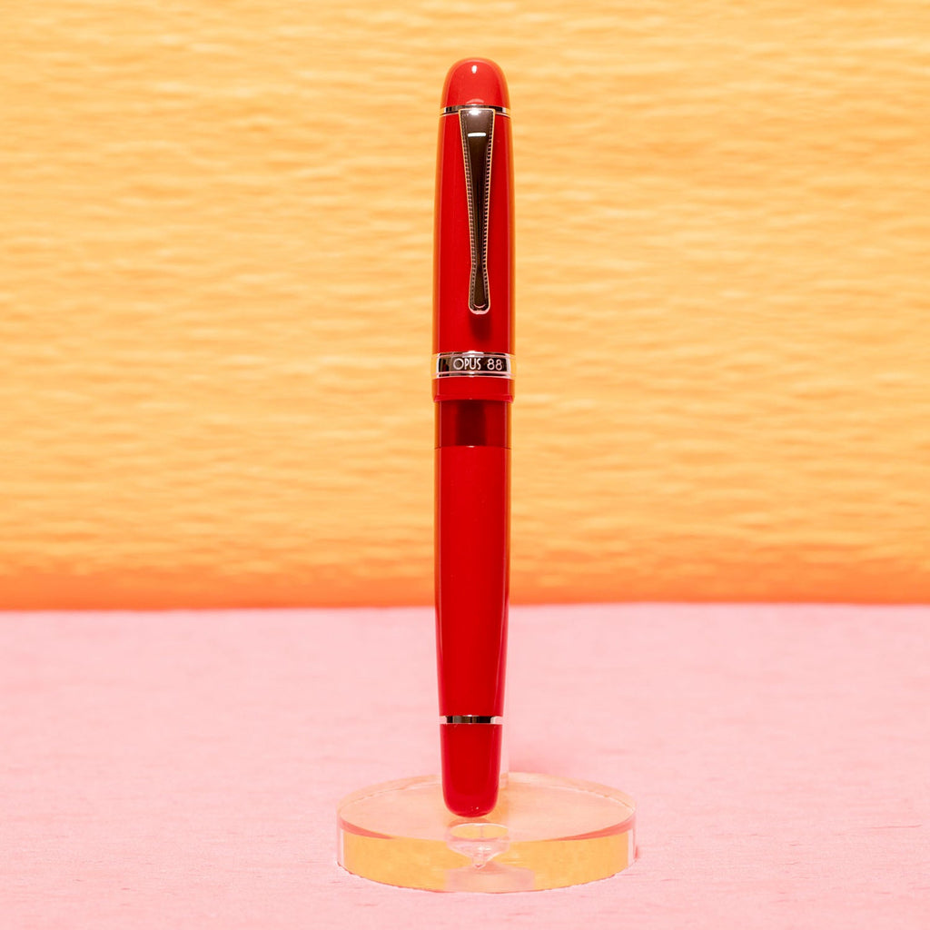 Opus 88 Jazz Solid Red Fountain pen
