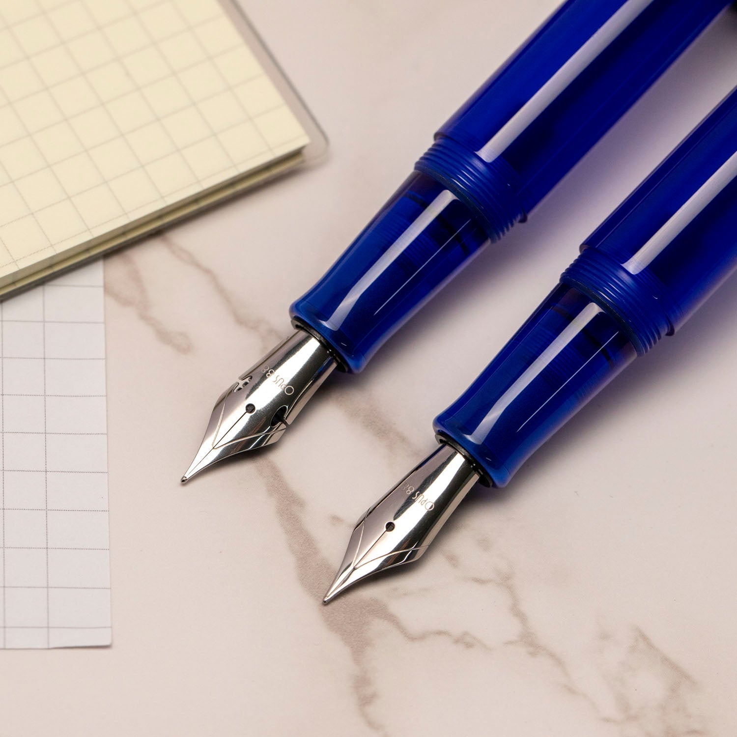 Opus 88 Jazz Transparent Blue Fountain pen