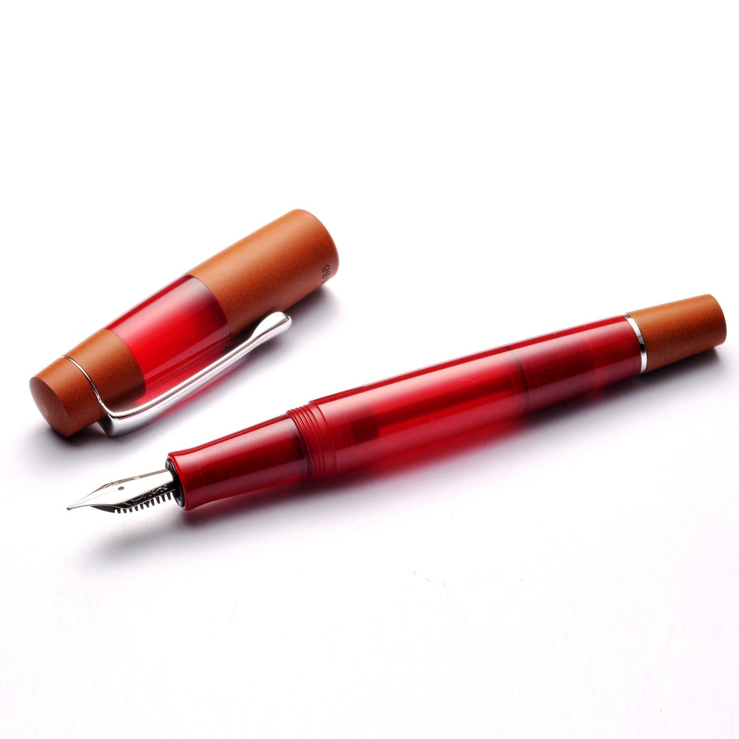 Opus 88 Koloro Red Fountain pen