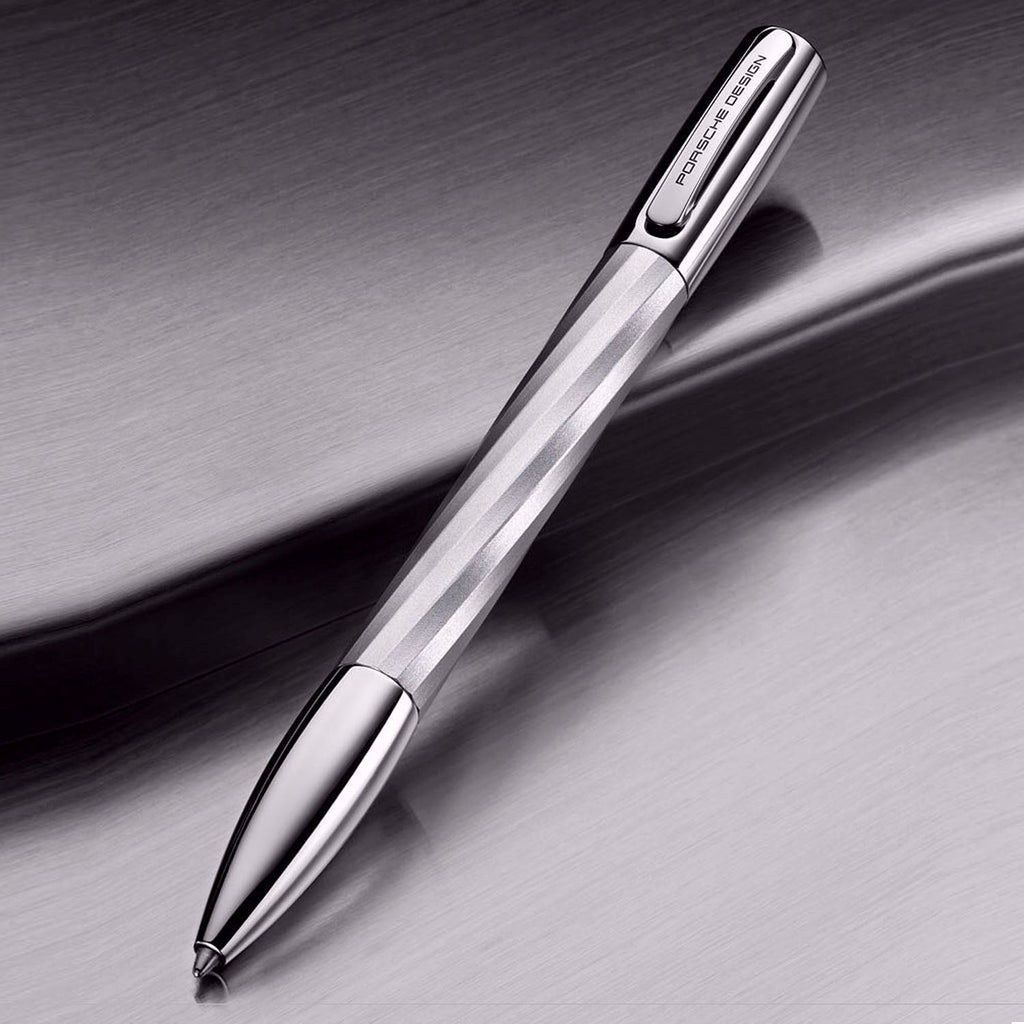 Porsche Design Shake Pen Twist Silver Ballpoint Pen 910497