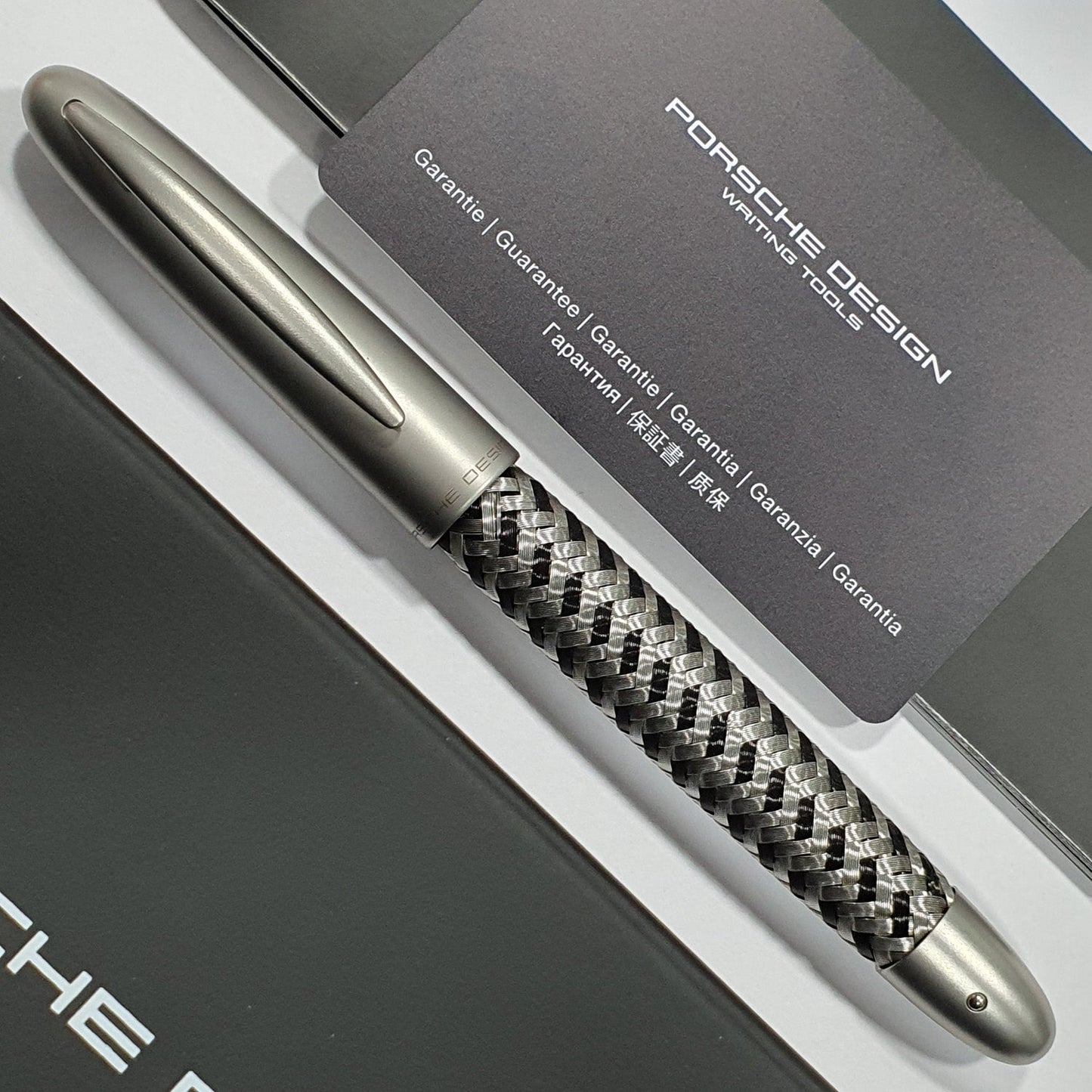 Porsche Design TecFlex Steel/Black Fountain Pen