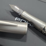 Porsche Design TecFlex Steel/Black Fountain Pen