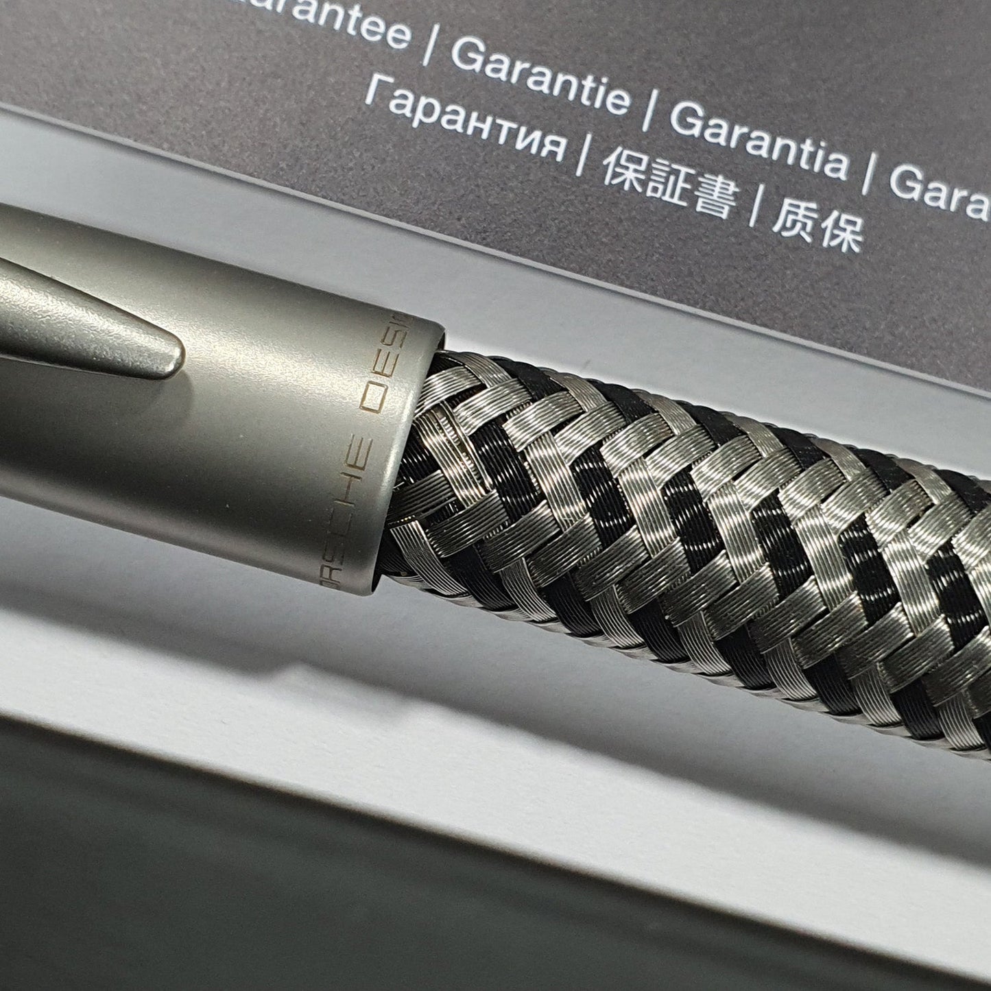 Porsche Design TecFlex Steel/Black Fountain Pen