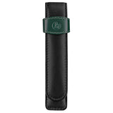 Pelikan Leather One Pen Case (Black/Green) 923524