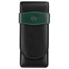 Pelikan Leather Three Pen Case (Black/Green) 924092