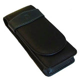 Pelikan Leather Three Pen Case (Black/Green) 924092