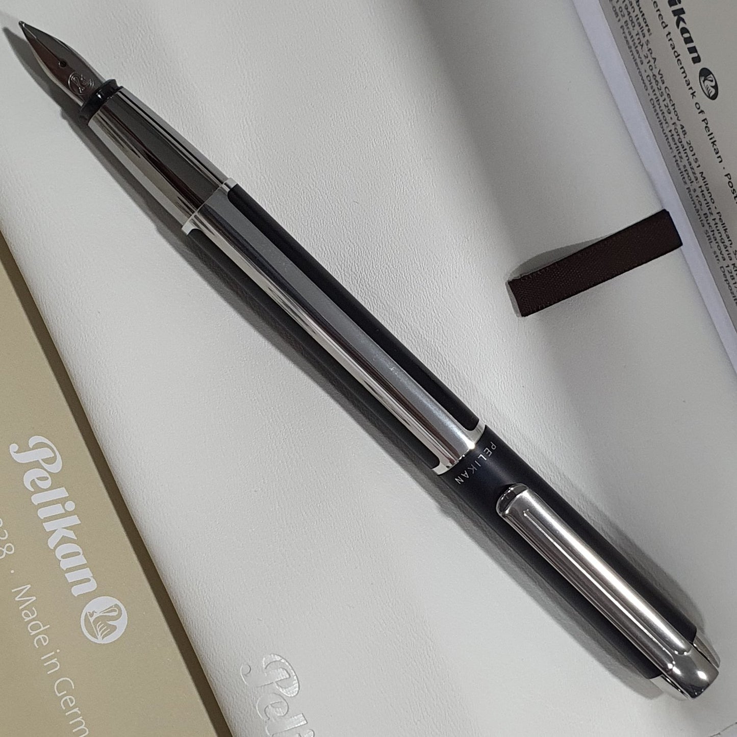 Pelikan Pura P40 Black/Silver Fountain Pen