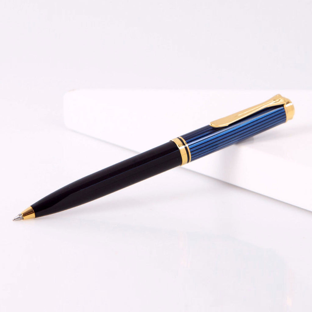 Pelikan Souveran K600 Black/Blue Ballpoint Pen 988378