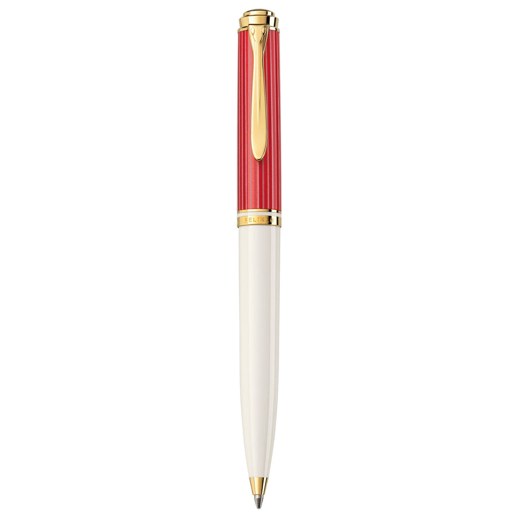 Pelikan Souveran K600 SE Red/White Ballpoint Pen 823135 (Special Edition)