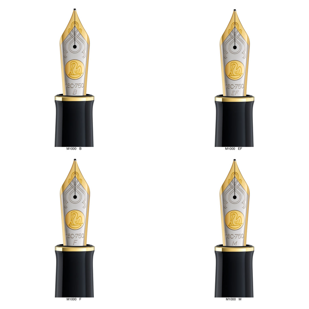 Pelikan Souveran M1000 Black/Green Fountain Pen | Germany 