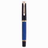 Pelikan Souveran R400 Black/Blue Roller Ball Pen 987974