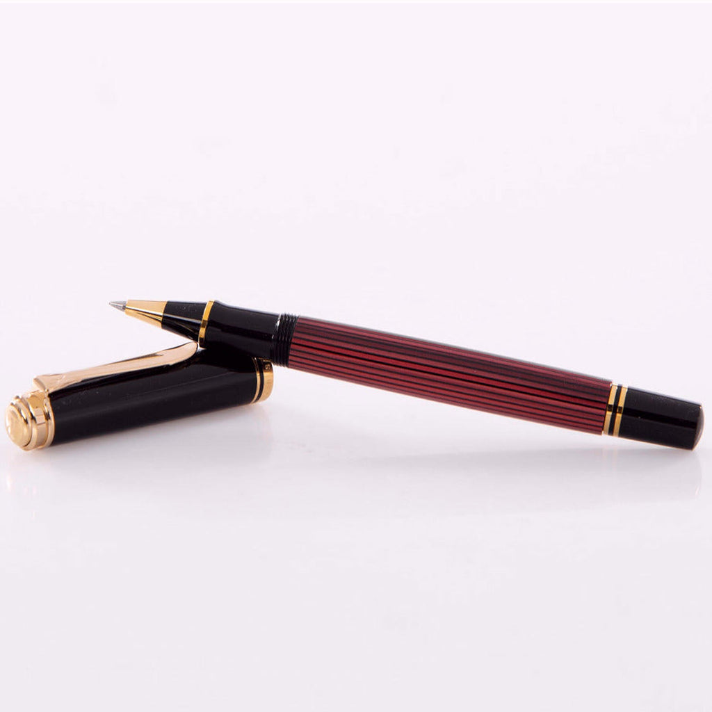 Pelikan Souveran R600 Black/Red Roller Ball Pen 928945