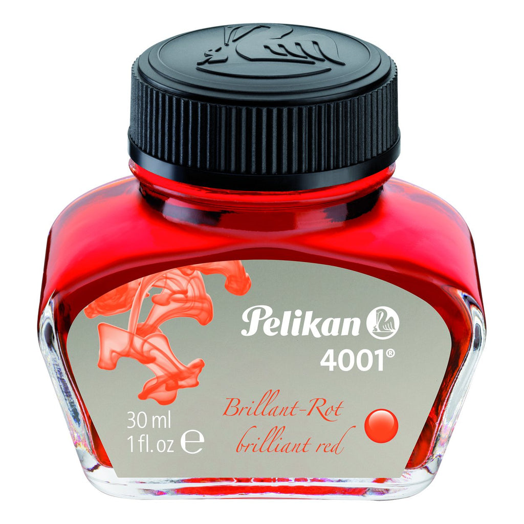 Pelikan 4001 Ink Bottle (Brilliant Red - 30 ML) 301036