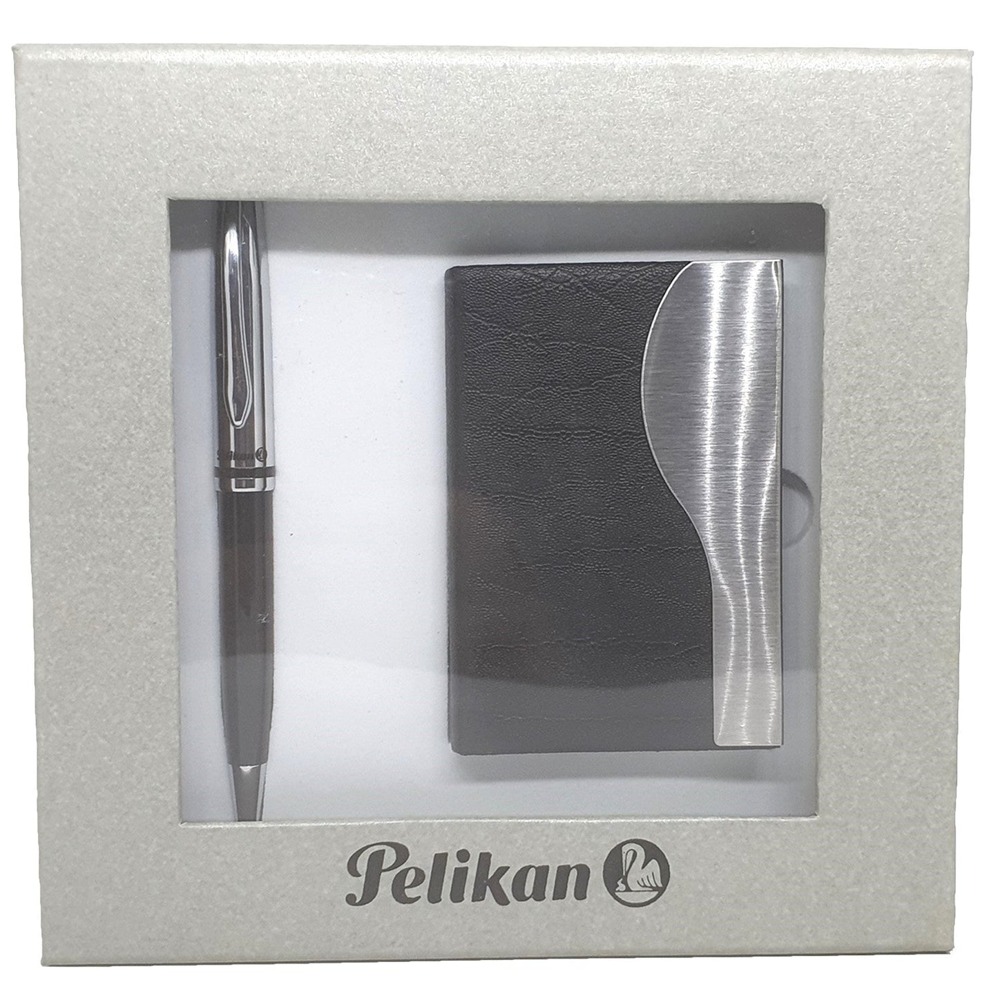 Pelikan Jazz Ballpoint Pen with Card Holder Gift Set 806930