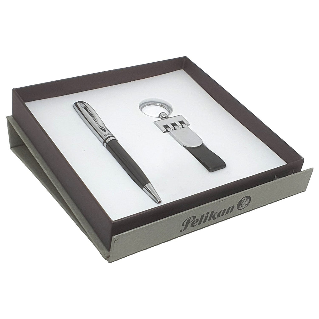 Pelikan Jazz Ballpoint Pen with Keychain Gift Set 806930