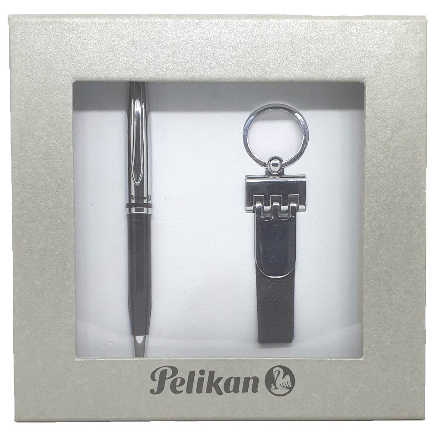 Pelikan Jazz Ballpoint Pen with Keychain Gift Set 806930
