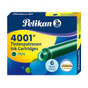 Pelikan TP/6 Short Ink Cartridge (Dark Green - Pack of 6) 300087