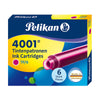 Pelikan TP/6 Short Ink Cartridge (Pink - Pack of 6) 321075